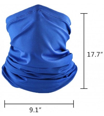 Balaclavas Seamless Face Mask Neck Gaiter Scarf Sun UV Protection Dust Wind Bandana Balaclava Headwear for Men Women - C4197T...