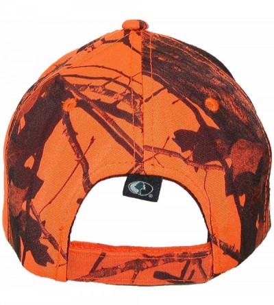 Baseball Caps Men's Mossy Oak Break Up Blaze Orange Baseball Hat - Break Up Blaze Orange - C411JQPYKHB $12.37