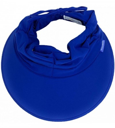 Sun Hats Women's Aqua Sun Visor - Ultra-Lightweight- Ready for Adventure- Designed in Australia - Royal Blue - C318AXIW74Y $3...