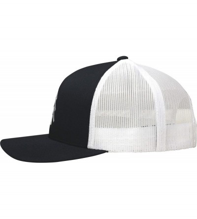 Baseball Caps Trucker Hat - Pine Tree - Navy/White - C7192E7UA3I $31.08