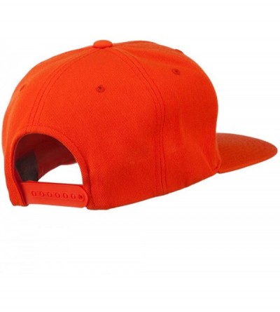 Baseball Caps Halloween Pumpkin Face Embroidered Snapback Cap - Orange - CT11ONYYG8N $22.70