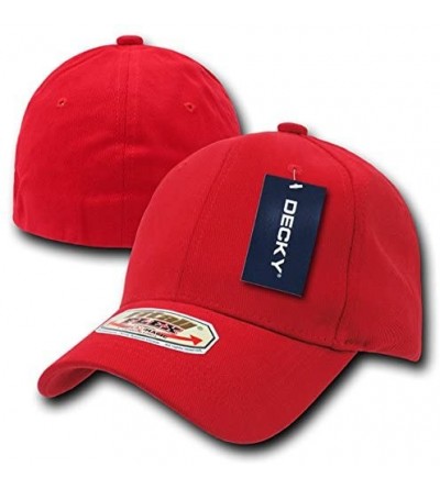 Baseball Caps Fitall Flex Baseball Cap - Red - CB1199QD9XD $18.39