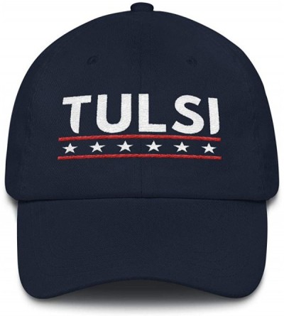Baseball Caps Tulsi Gabbard Baseball Cap - 2020 Presidential Election Dad Hat - Political Gift for Democrats - Navy - CO18T4E...