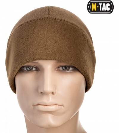 Skullies & Beanies Tactical Hat Windproof Fleece 380 Mesh Watch Military Skull Cap Beanie - Coyote - C5187Y35GRR $11.44