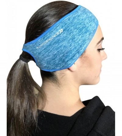 Cold Weather Headbands Women's Ponytail Headband - Moisture Wicking Ear Band - Womans Running Earwarmer Headwear Winter Gear ...