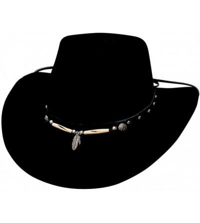 Cowboy Hats 0603BL Rollin' Thunder Black Cowboy Hat - CB119D9SWNN $61.27