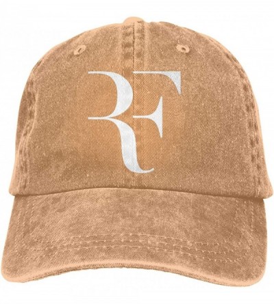 Baseball Caps Baseball Caps Roger Federer Adjustable Pigment Dyed Dad Hat Snapback Unisex - Natural - CE1949URSKI $49.43