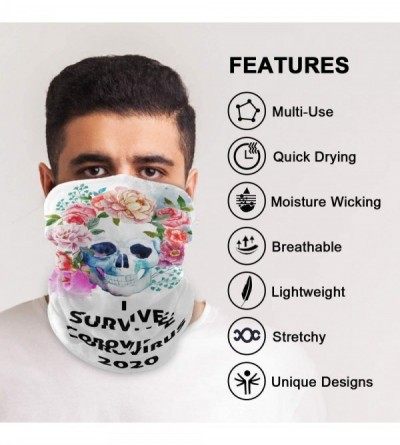 Balaclavas Bandana Face Mask Cover Balaclava Men Women - Galaxy Neck Gaiter Protective Face Covering Seamless Bandanas - CM19...
