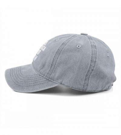 Baseball Caps Make America Kind Again Classic Vintage Jeans Baseball Cap Adjustable Dad Hat for Women and Men - Gray - CD18OZ...