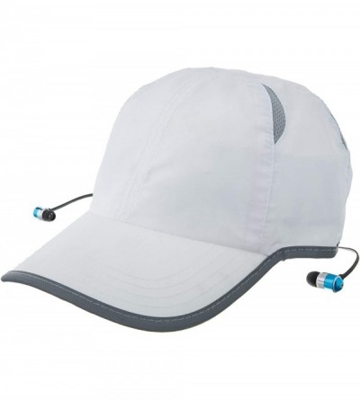 Baseball Caps Men's Bluetooth Baseball Cap- Mesh Panel Seams- White- One Size - CJ18CCLAMI5 $17.79