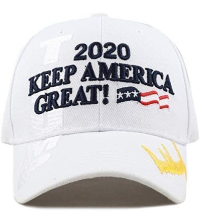 Baseball Caps Original Exclusive Donald Trump 2020" Keep America Great/Make America Great Again 3D Cap - 4. 2020-white - CJ18...