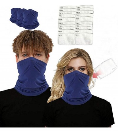 Balaclavas 3 OR 2Pack Neck Gaiter Breathable Face Cover Bandanas Balaclava Infinity Scarf for Women Men - Blue - CQ1982ZYIWE ...