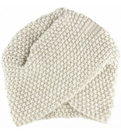 Skullies & Beanies Elegant Womens Warm Winter Knitted Hat Cap - Beige - CX186TZ8IYI $11.23