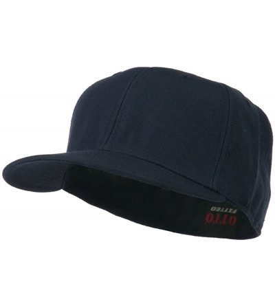Baseball Caps Pro Style Wool Fitted Cap - Navy - CB11LUGAWED $13.56