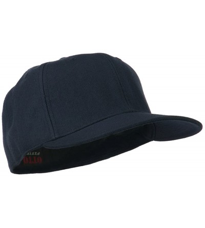 Baseball Caps Pro Style Wool Fitted Cap - Navy - CB11LUGAWED $13.56