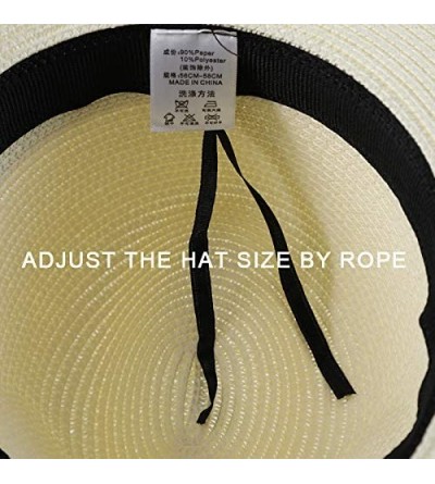 Sun Hats Womens UPF50 Foldable Summer Straw Hat Wide Brim Fedora Sun Beach hat - A Khaki Hat+black Balaclava - CH18U5O9IGM $1...