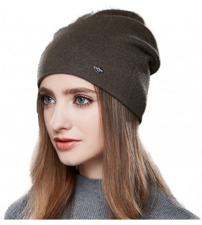 Skullies & Beanies Wool Knit Beanie Daily Hat Women Winter Warm Skullies Cap Cuff Headwear - Coffee - CW1867UZHYG $22.87