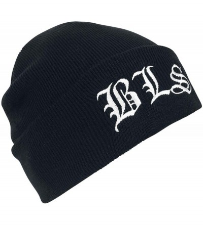 Skullies & Beanies Beanie Hat BLS Band Logo Sdmf Official Black - C318XTG3QY5 $17.25