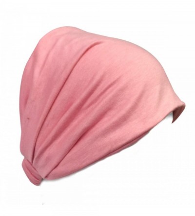 Cold Weather Headbands Wide Fabric Headband- Pink - Pink - CV123FDLL2V $9.94