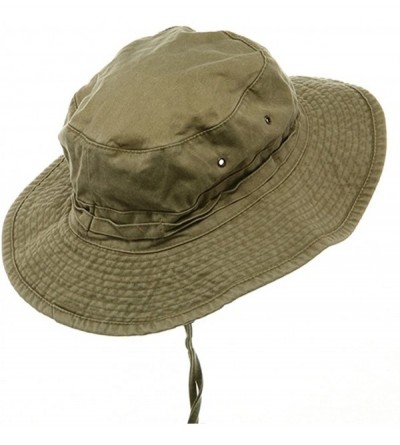 Sun Hats Extra Big Size Fishing Hats - Khaki - CI11M5DF8GD $31.31