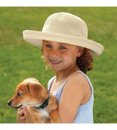 Sun Hats Women's Petite Victoria Sun Hat - Ultra-Lightweight- Broad Brim- Petite Style- Designed in Australia - Coral - CO12N...