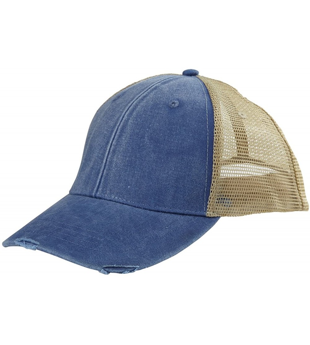 Baseball Caps Durable Structured Ollie Cap - Royal/ Tan - CF11V8X660X $10.67