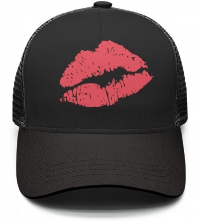 Baseball Caps Snapback Trucker Hats Kiribati Flag Unisex Adjustable Fashion Baseball Caps - Kiss - C118S9SWEMS $15.23