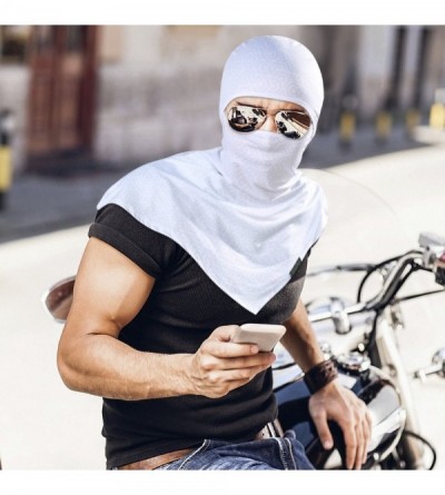 Balaclavas Balaclava - Windproof Elastic and Moisture Wicking Outdoor Face Cover Hood for Cycling Motorcycle - Ll-bf-u-01 - C...