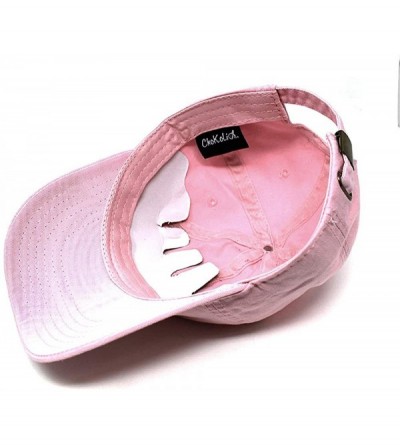 Baseball Caps Baseball Cap Dad Hat for Men and Women Cotton Low Profile Adjustable Polo Curved Brim - Light Pink - CB183980RI...