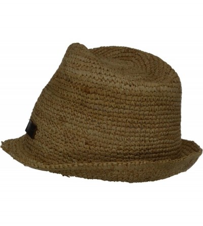 Fedoras Men's Mcfly Hat - Natural - CZ11BVCI5GJ $40.11