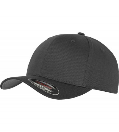 Baseball Caps Silver Wooly Combed Stretchable Fitted Cap Kappe Baseballcap Basecap - Grey - Dark Grey - C911IXLGVAH $24.62