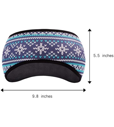 Cold Weather Headbands Womens Warmer Stretch Running - Hbw-06 - CP187W8ML66 $11.58