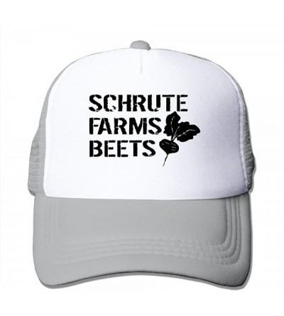Skullies & Beanies Cap Schrute Farms Beets Adjustable Hats - Ash - CL186NYYU80 $10.31
