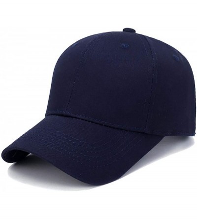 Sun Hats Unisex Vintage Washed Distressed Baseball-Cap Adjustable Light Board Solid Color Outdoor Sun Hat - Blue - CZ1958LMN4...