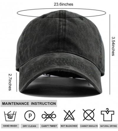 Cowboy Hats Hercvles Plain Adjustable Cowboy Cap Denim Hat for Women and Men - Get Nahed9 - CE18ZXCZ9OK $10.89