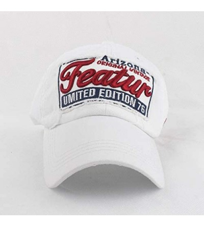Baseball Caps Unisex Retro Embroidered Snapback Baseball Cap Fashion Ponytail Adjustable Dad Hat Trucker Hat Vintage Ponycaps...