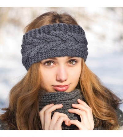 Cold Weather Headbands Headbands Knitted Warmers Suitable - Assorted Color Twist Style - CP192R39R4Q $14.06