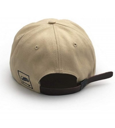 Baseball Caps Stylish Short Brim Soft Cap Baseball Cap Trucker/Baseball Style Hat Cap - Khaki - CB18HRWWGO9 $27.90