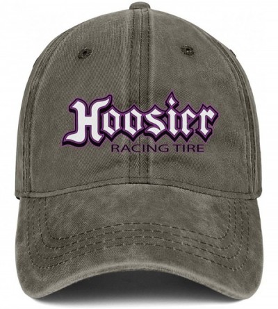 Baseball Caps Unisex Adjustable Hoosier-Racing-Tyre-Baseball Caps Golf Flat Hat - Brown-19 - C918TADZWG8 $21.91