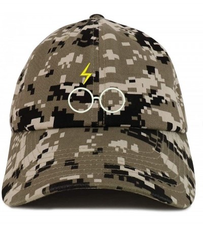 Baseball Caps Harry Glasses Embroidered Soft Cotton Adjustable Cap Dad Hat - Beige Digital Camo - C418TSE8ZRG $14.46