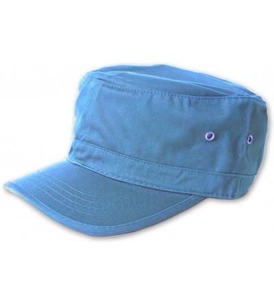 Newsboy Caps Basic GI Cadet Hats - Sky Blue - CD111PTJPHB $9.70