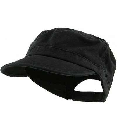 Baseball Caps Enzyme Washed Cotton Twill Cap - Black - CW111GHV80T $10.48