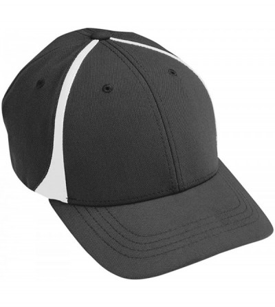 Baseball Caps Mens 6310 - Black/White - CG11M4A4LXH $17.12