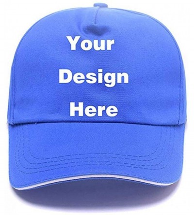 Baseball Caps Custom 100% Cotton Ball Hat Vintage Baseball Cap Classic Unisex Cowboy Hat Adjustable - C-blue - C218UWCZC50 $1...