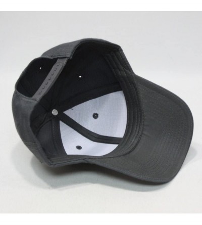 Baseball Caps Premium Plain Wool Blend Adjustable Snapback Hats Baseball Caps - Rt Charcoal Gray - C812MX3I5VE $15.91