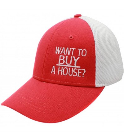 Baseball Caps New Want to Buy A House Women's Real Estate Caps Real Estate Women's Trucker Style Hat Realtor Hats Gifts - C91...