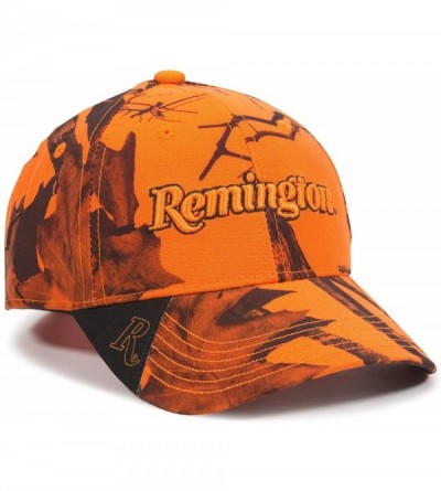 Baseball Caps Remington Logo Cap Blaze Orange - CG18933K7IM $12.30