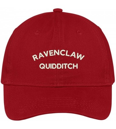 Baseball Caps Ravenclaw Quidditch Embroidered Soft Cotton Adjustable Cap Dad Hat - Red - CJ12NURSVA1 $33.73