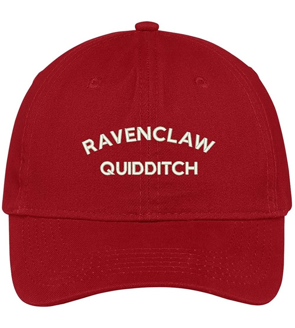 Baseball Caps Ravenclaw Quidditch Embroidered Soft Cotton Adjustable Cap Dad Hat - Red - CJ12NURSVA1 $17.52