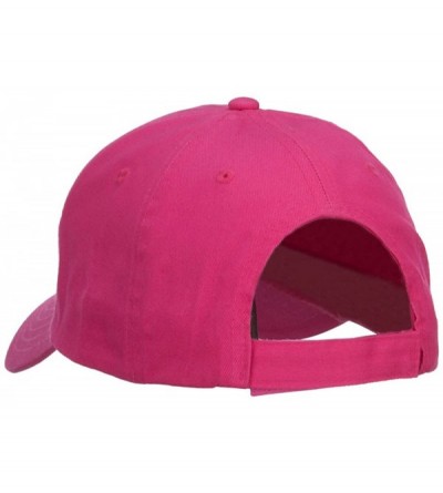 Baseball Caps Breast Cancer Survivor Embroidered Cotton Cap - Hot Pink - CS126E5TCN7 $18.40